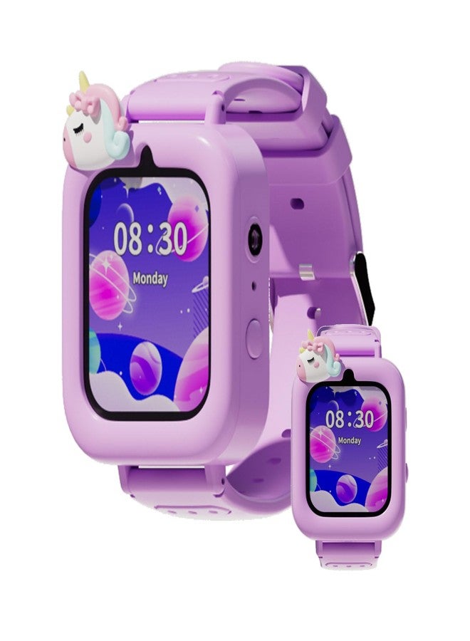 mafiti Kids Watch,Smart Watch for Kids Rechargeable,1.83” HD Touch Screen 26 Applications, Travel Toys/Birthday Xmas Gifts/Early Learning for Aged 3-10 Girls Boys,Purple - Image 1